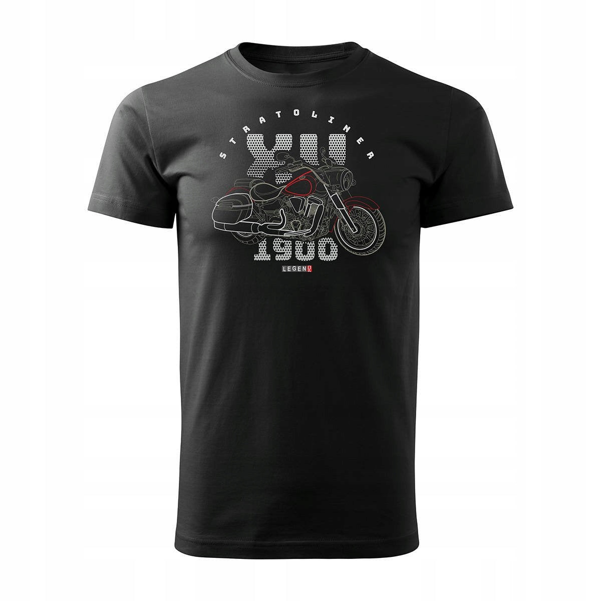 T-Shirt für Herren, schwarz 