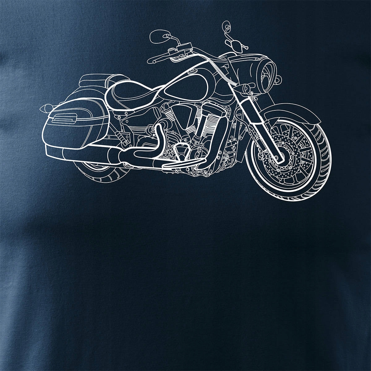 T-Shirt für Herren, blau 