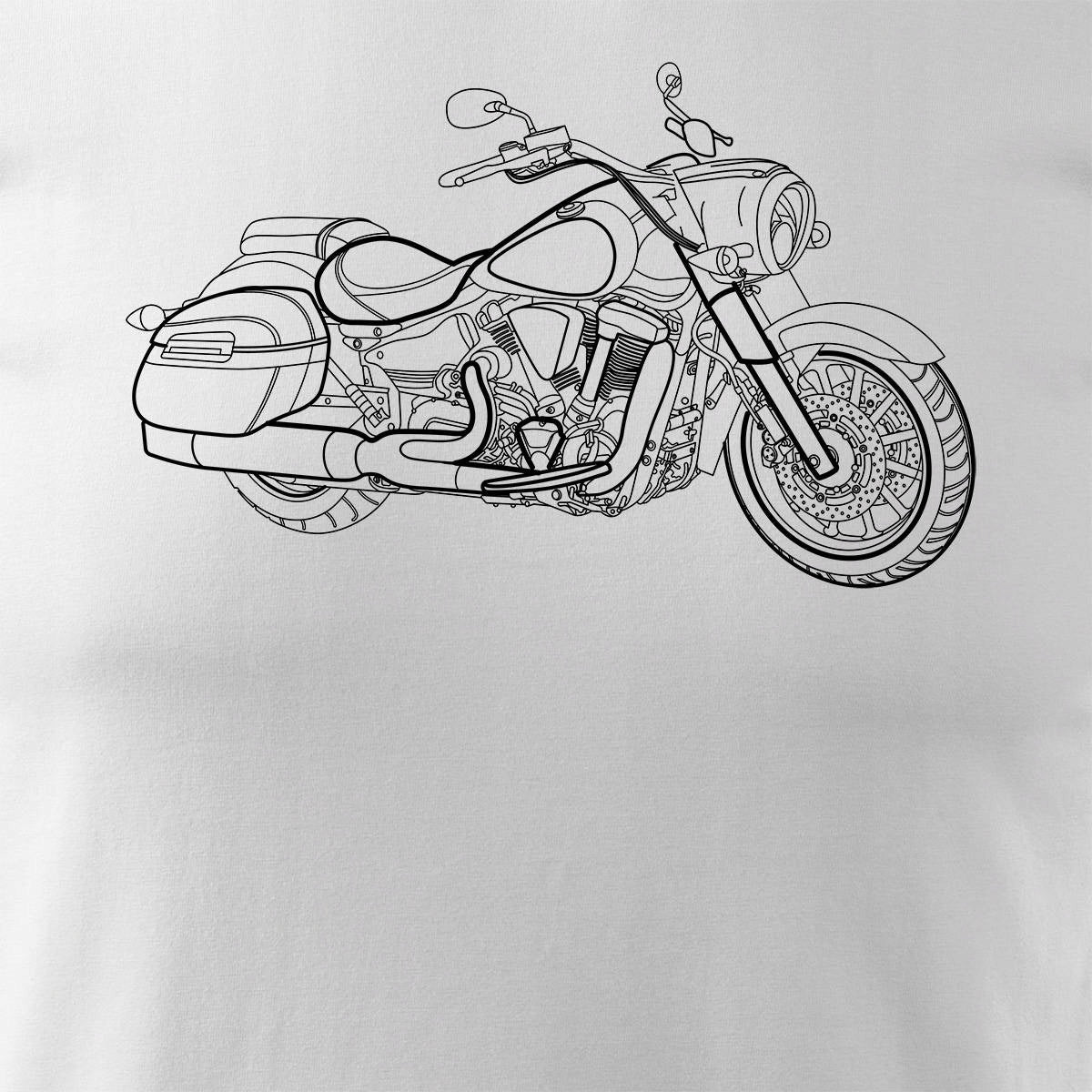 T-Shirt für Herren, weiß 