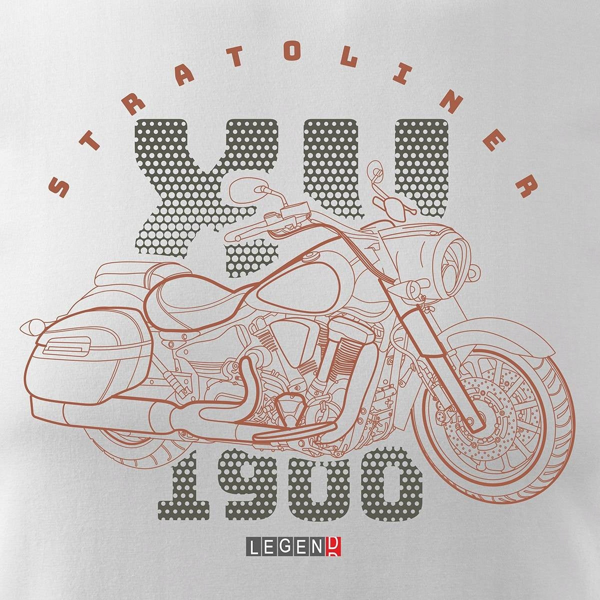 T-Shirt für Herren, weiß 