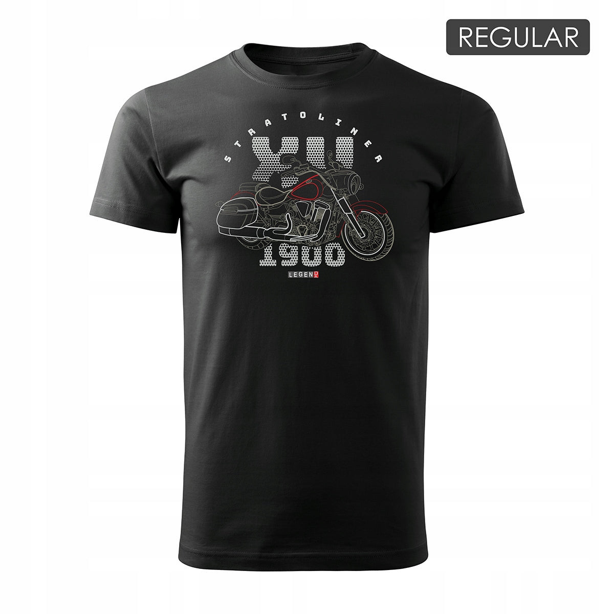T-Shirt für Herren, schwarz 