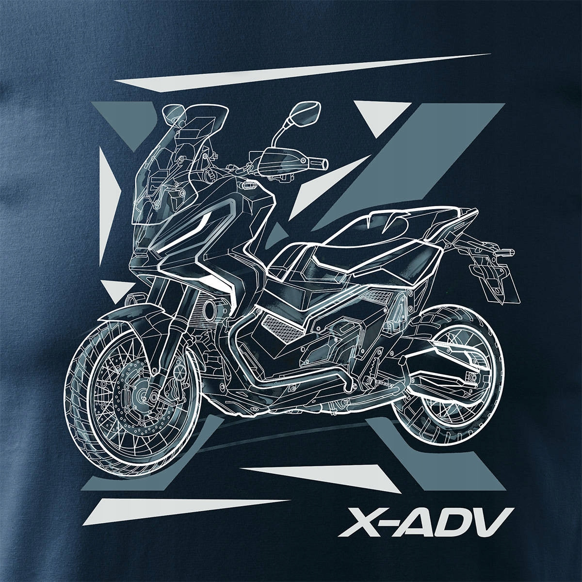 T-Shirt für Herren, blau 