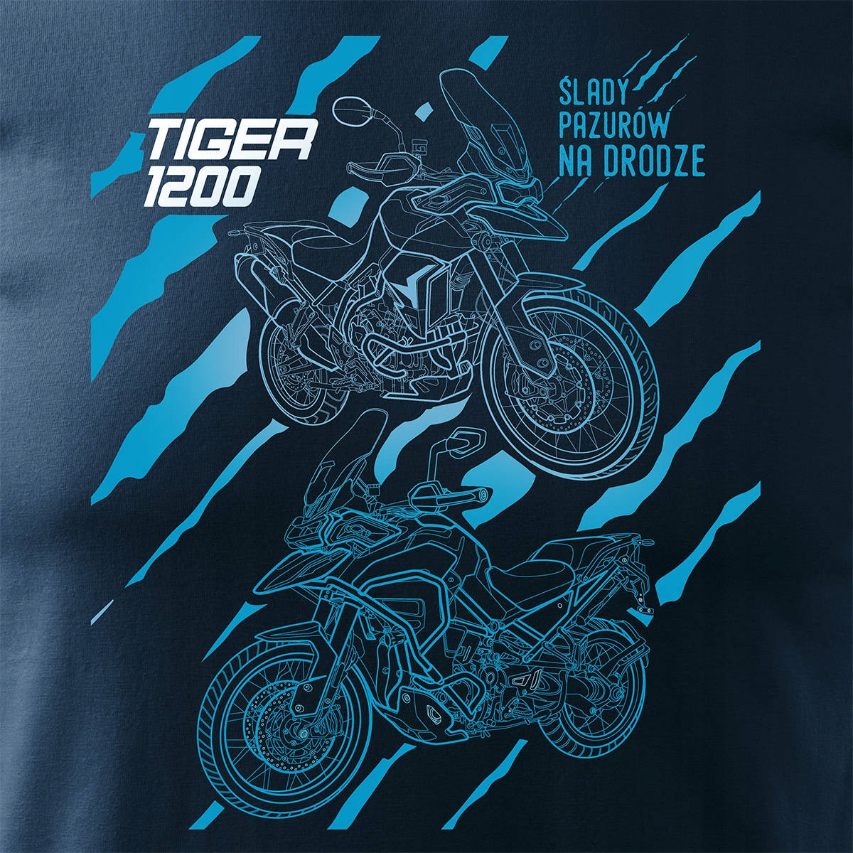 T-Shirt für Herren, blau 