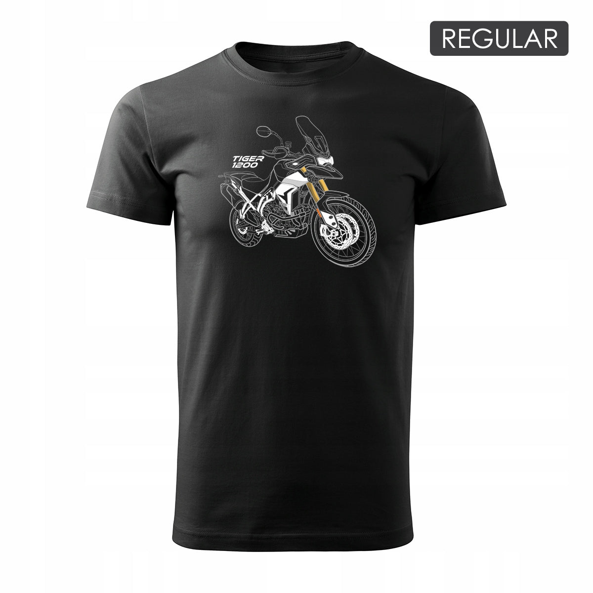 T-Shirt für Herren, schwarz 
