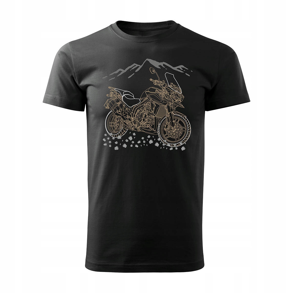 T-Shirt für Herren, schwarz 