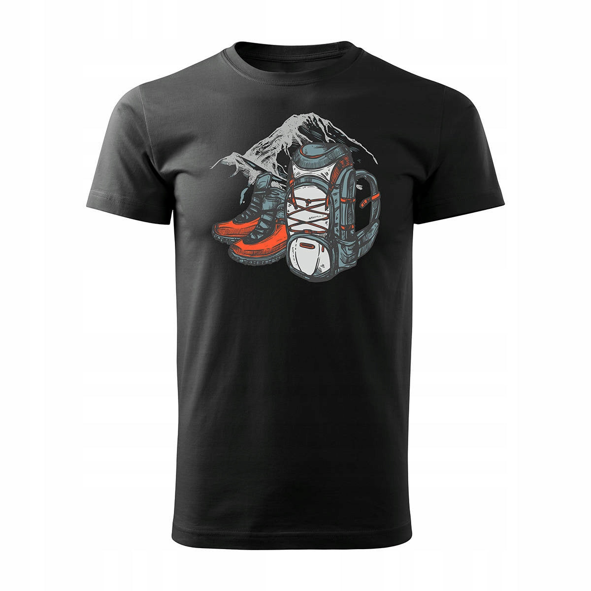 T-Shirt für Herren, schwarz 