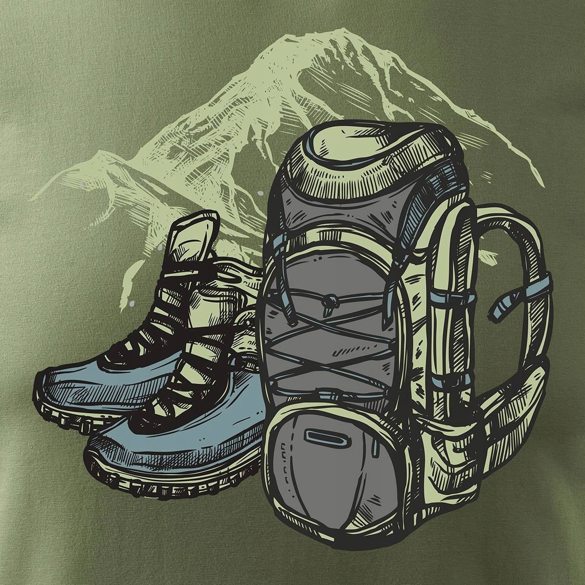 T-Shirt für Herren, grün 