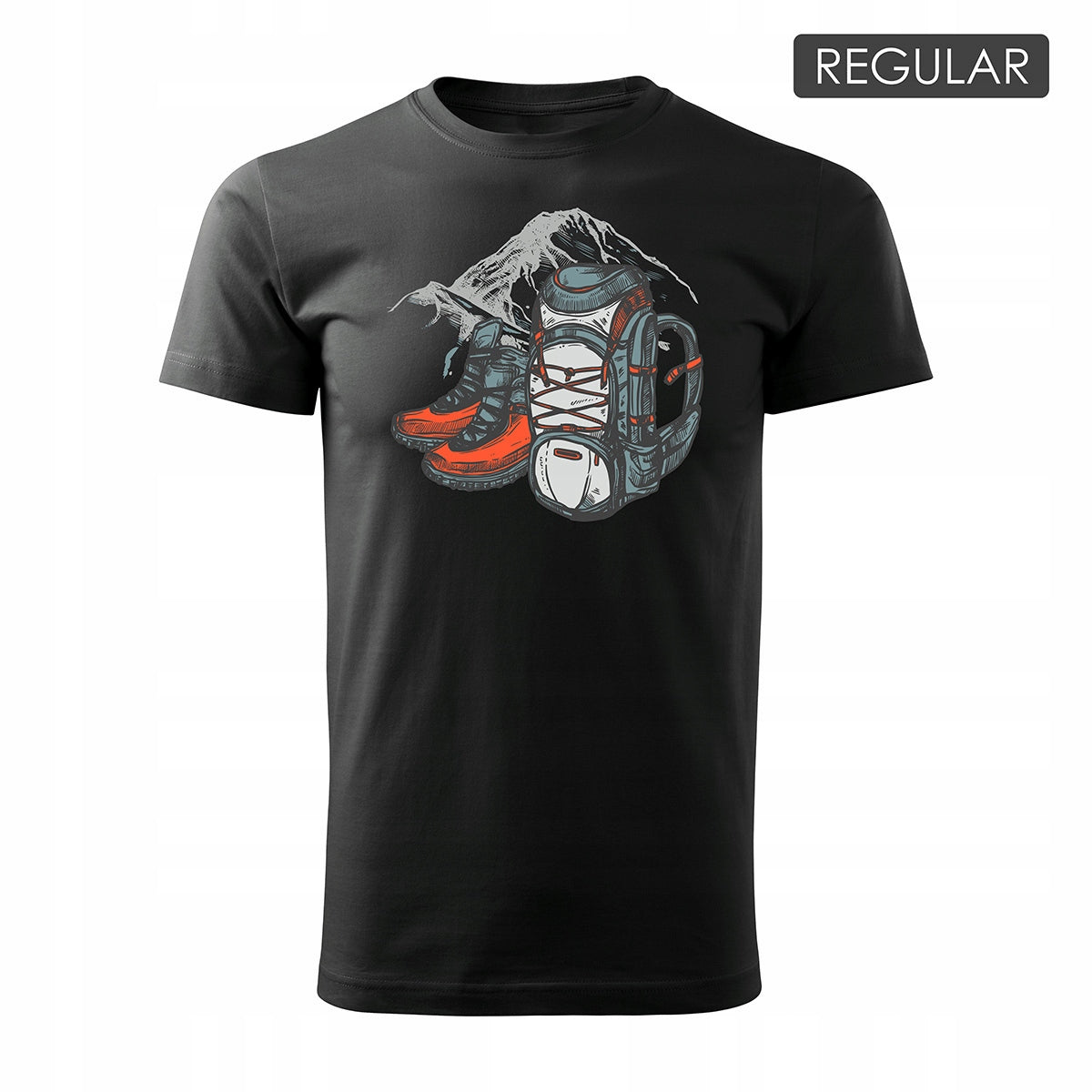 T-Shirt für Herren, schwarz 