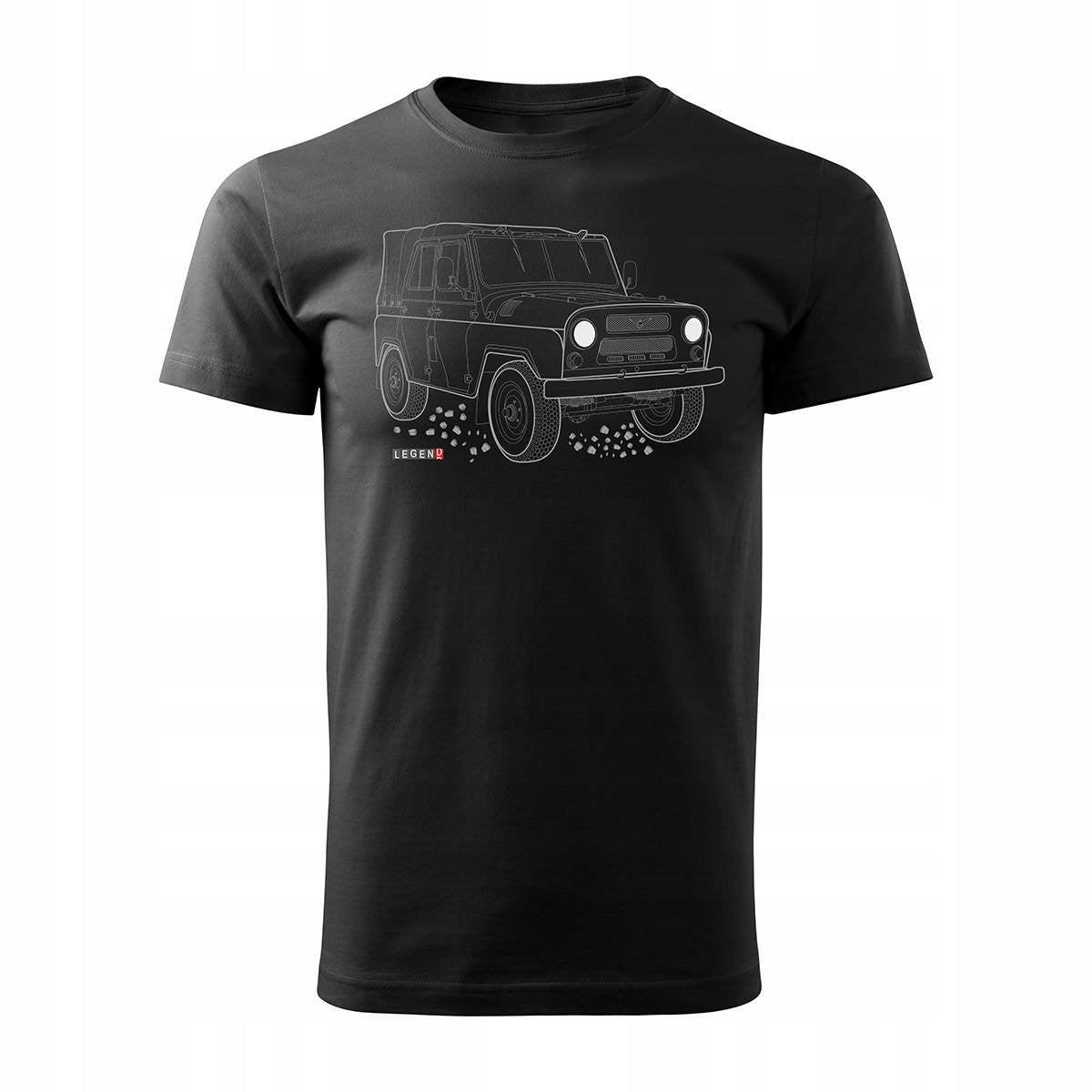 T-Shirt für Herren, schwarz 