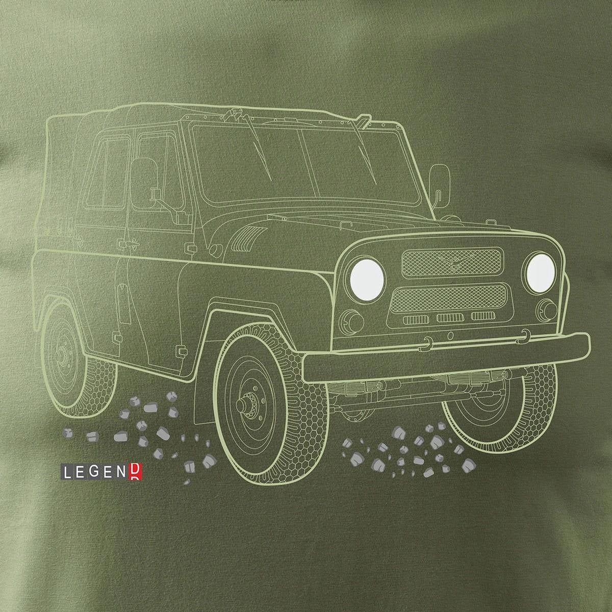 T-Shirt für Herren, grün 