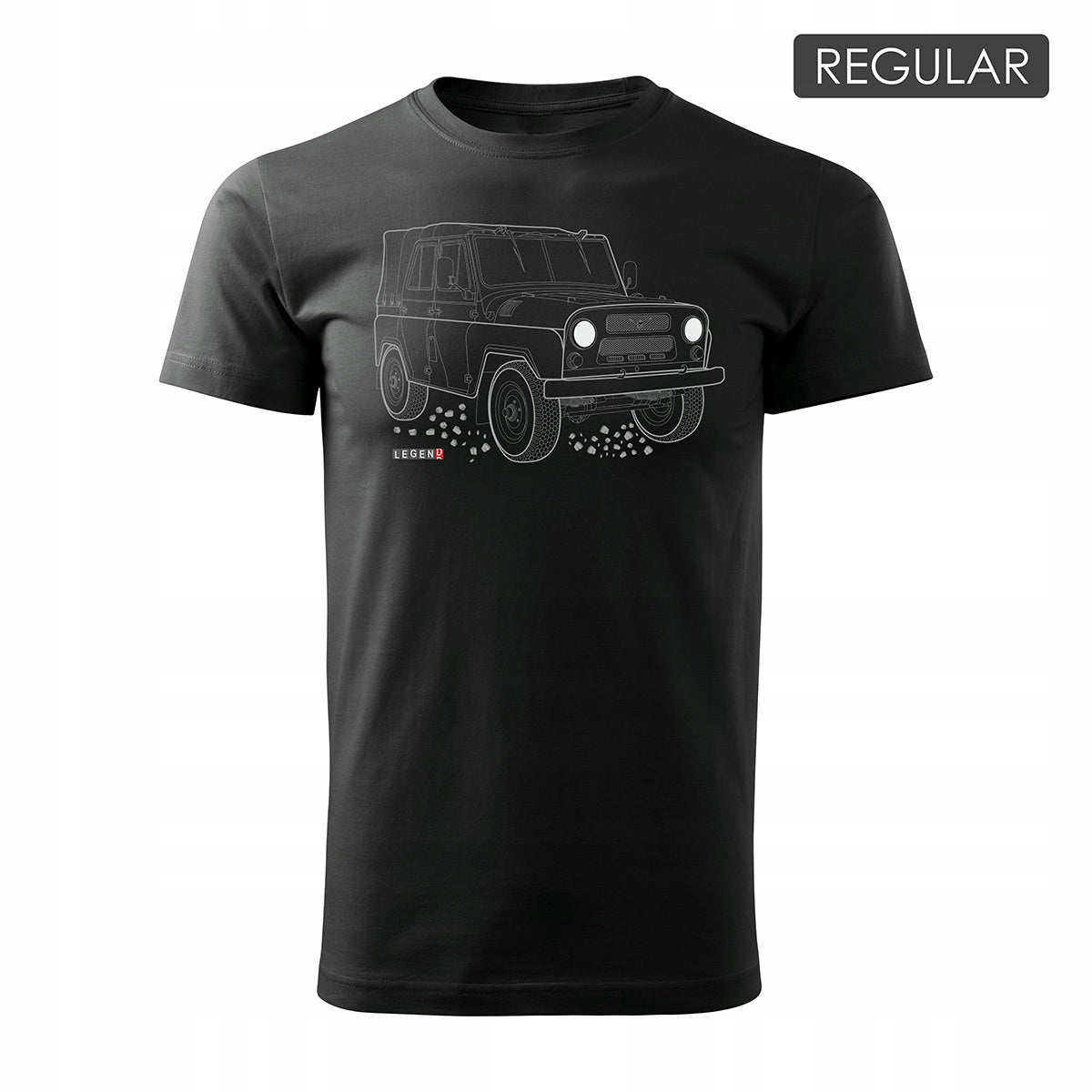T-Shirt für Herren, schwarz 