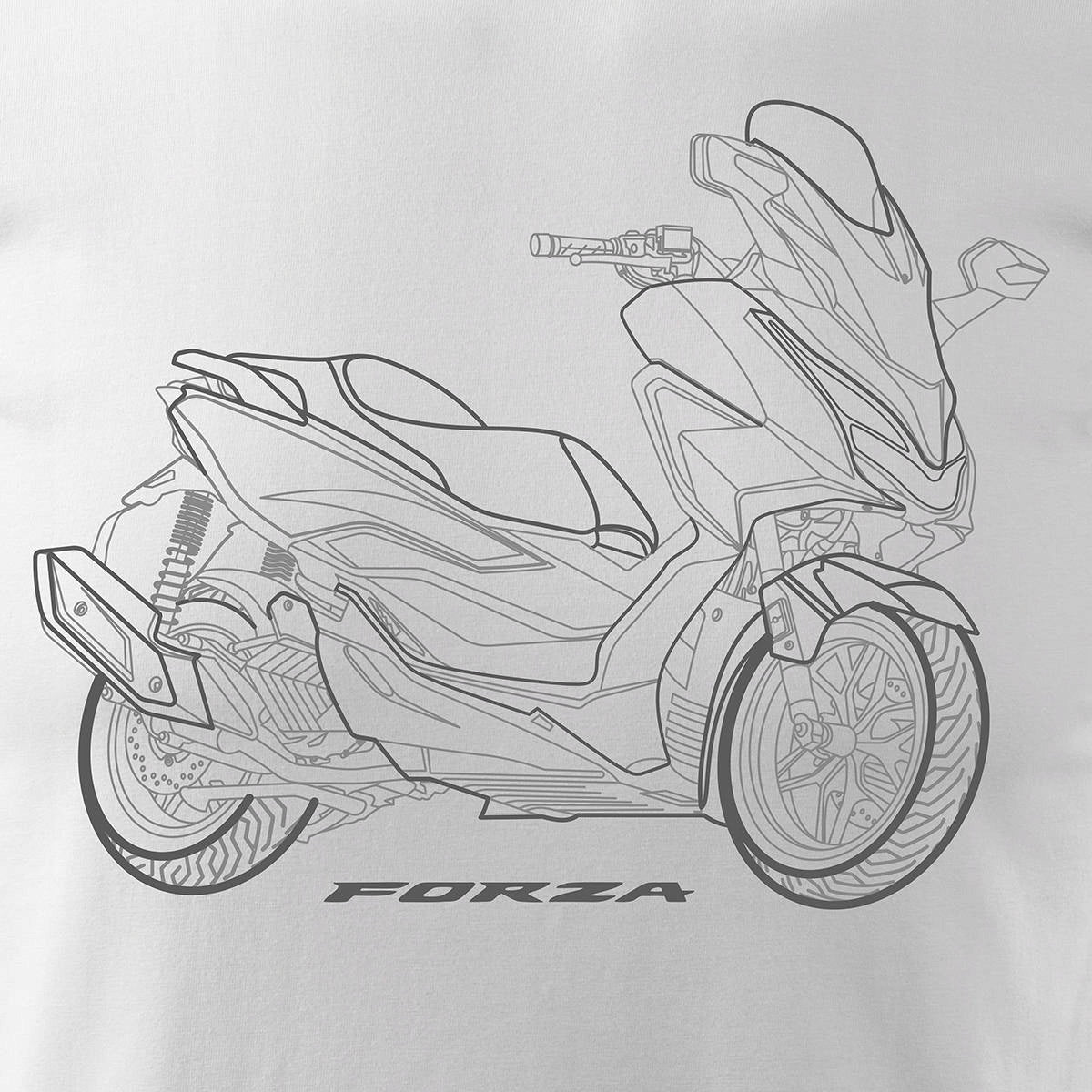 T-Shirt für Herren, weiß 