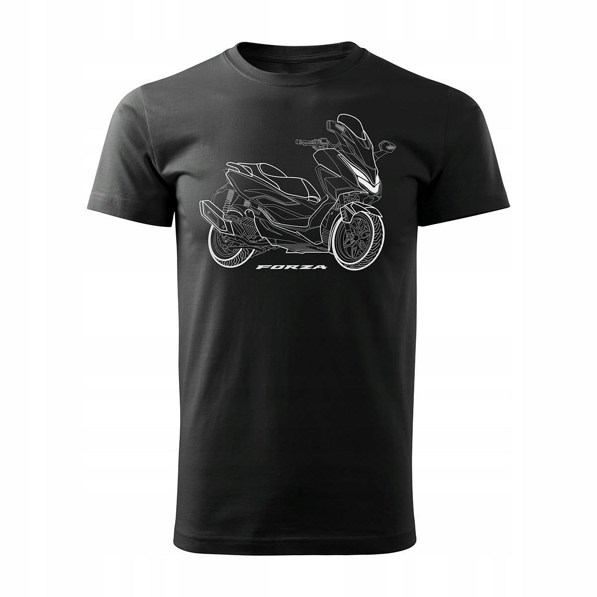 T-Shirt für Herren, schwarz 