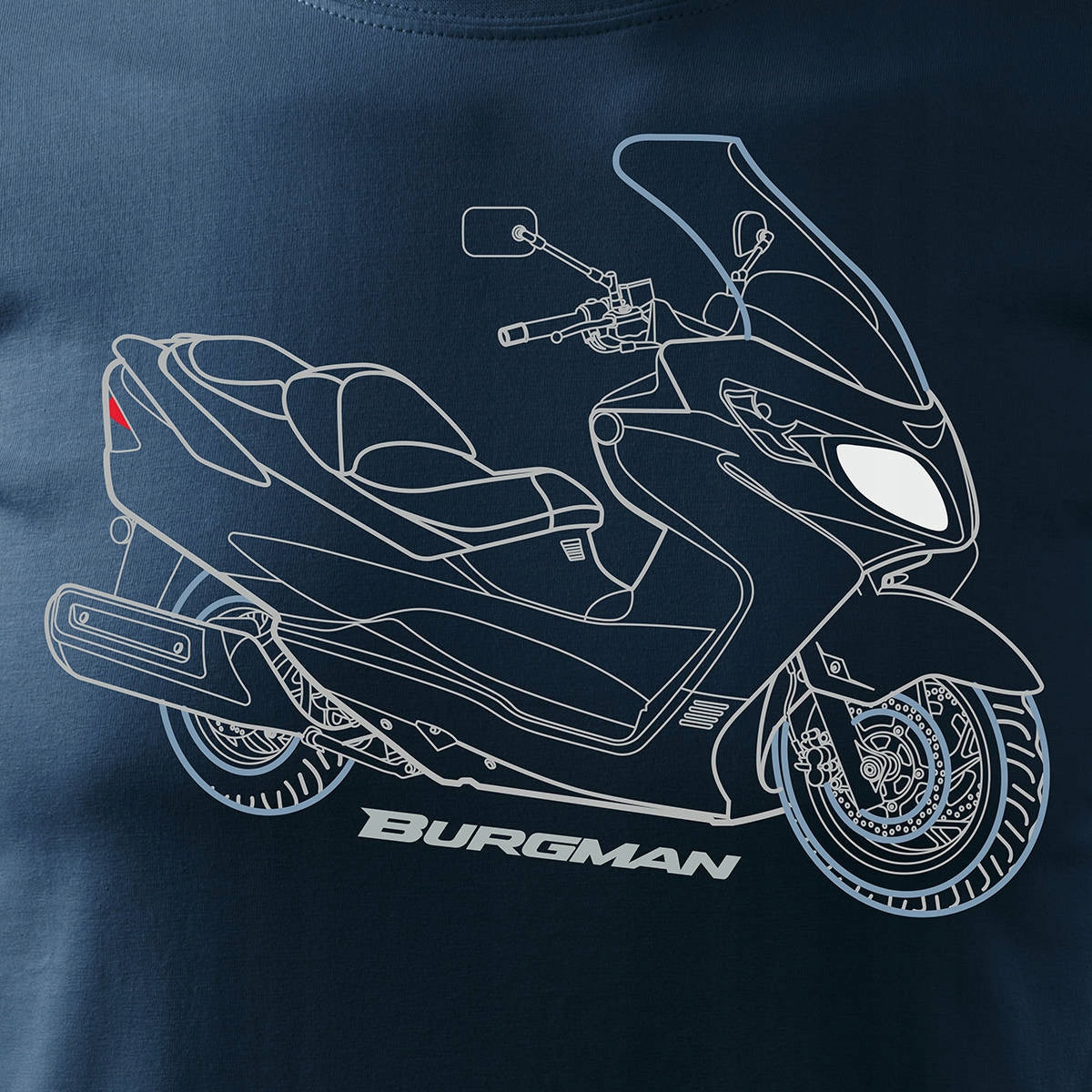 T-Shirt für Herren, blau 