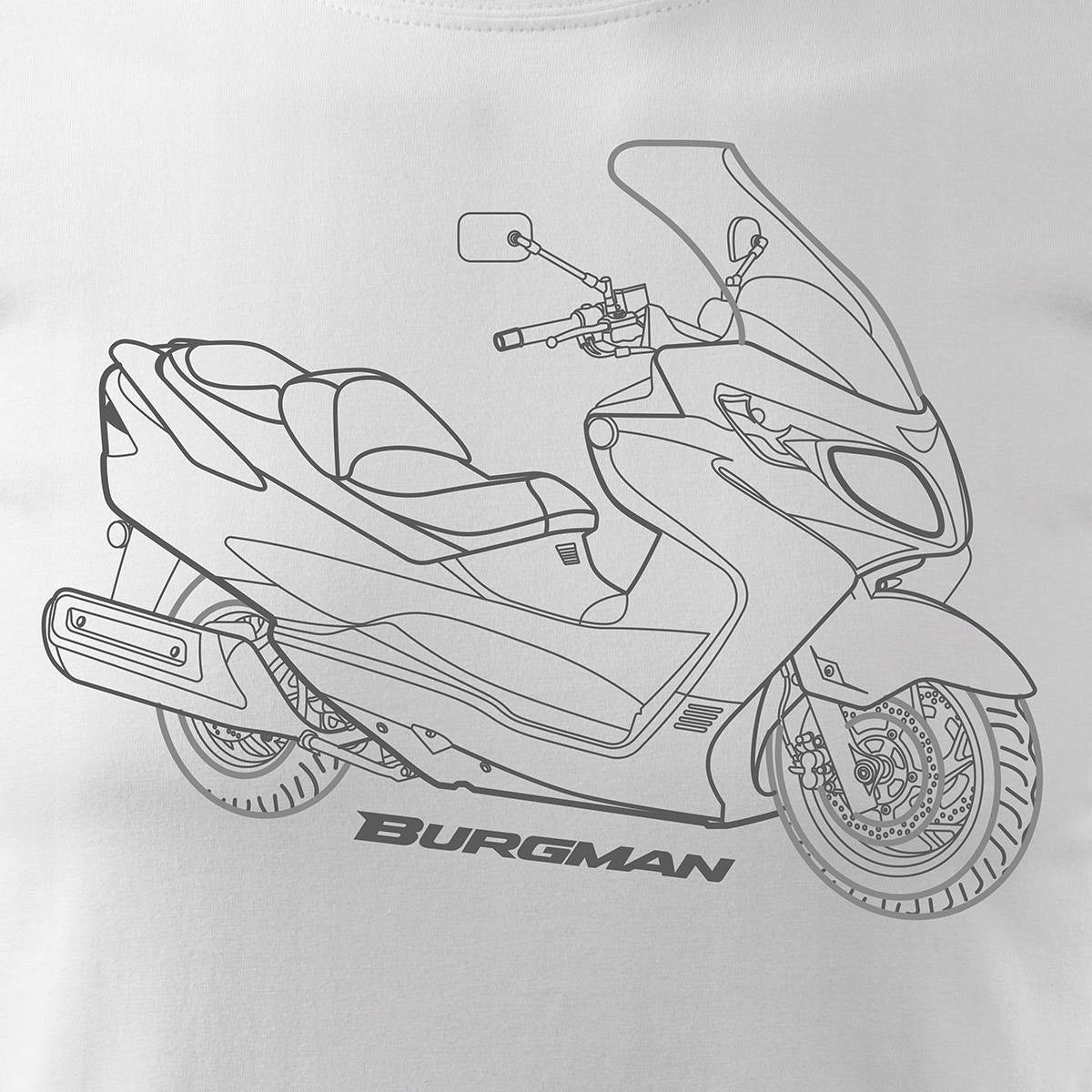T-Shirt für Herren, weiß 