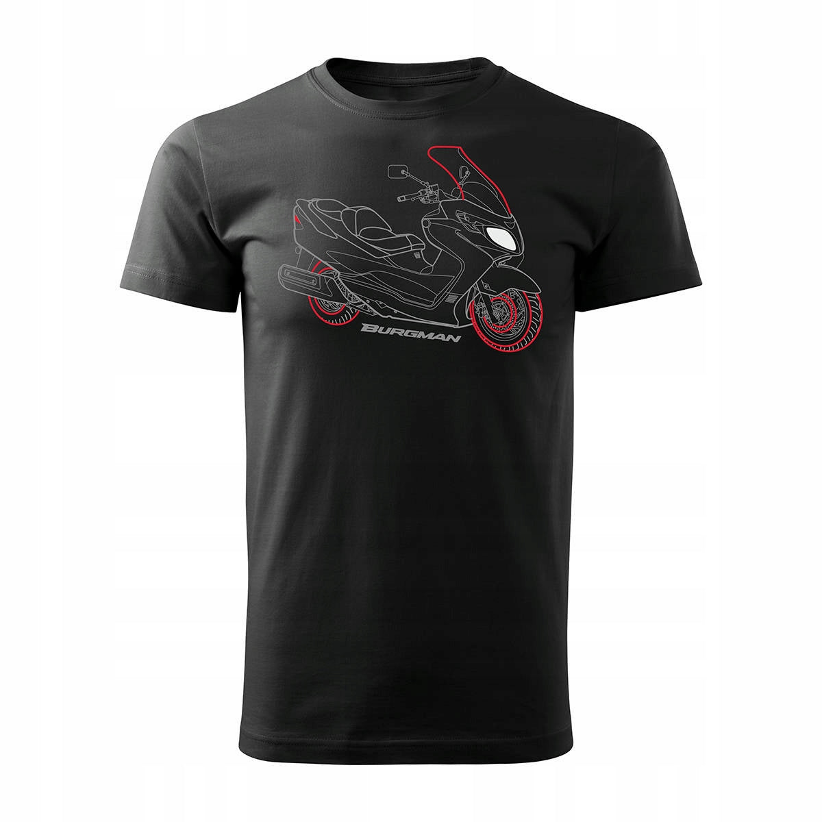 T-Shirt für Herren, schwarz 