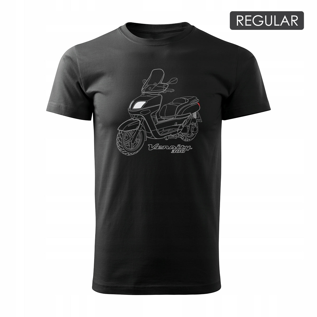 T-Shirt für Herren, schwarz 