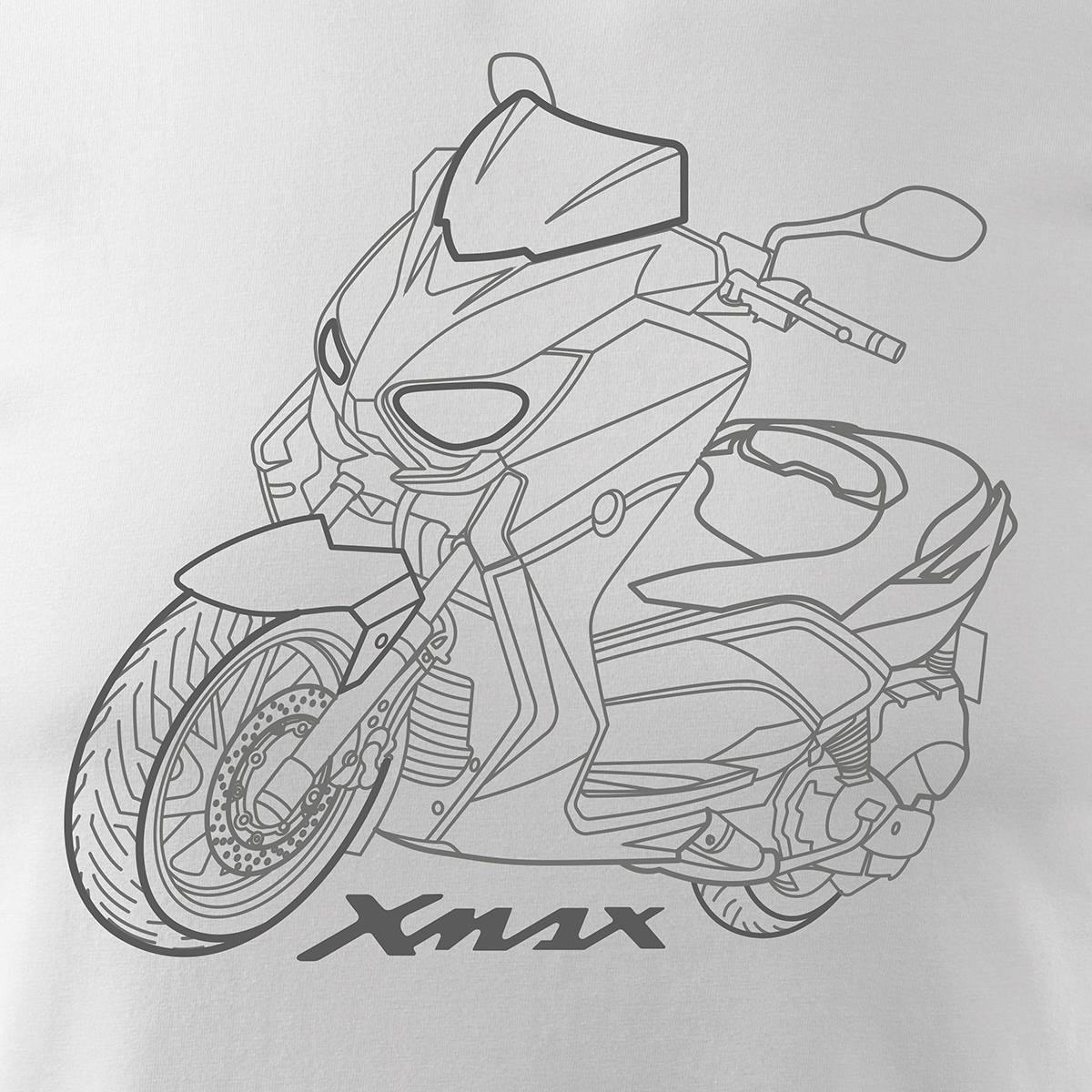 T-Shirt für Herren, weiß 