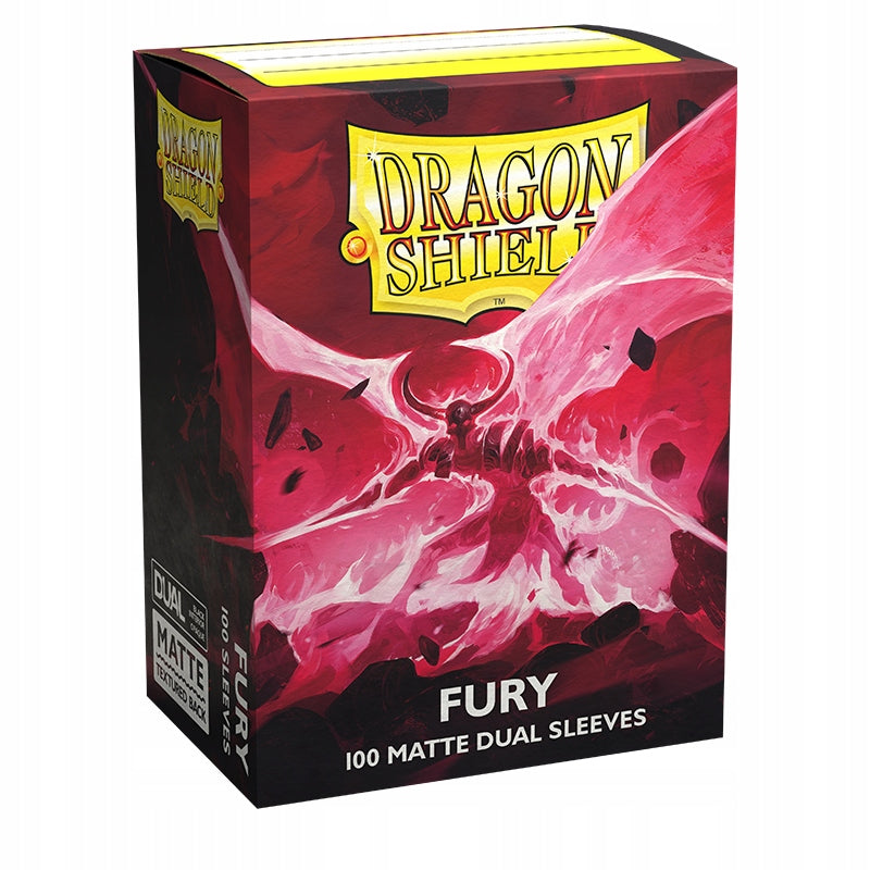Dragon Shield Standard Matte Doppelpads – Fury, 100 Stück 