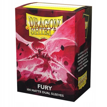Dragon Shield Standard Matte Doppelpads – Fury, 100 Stück 