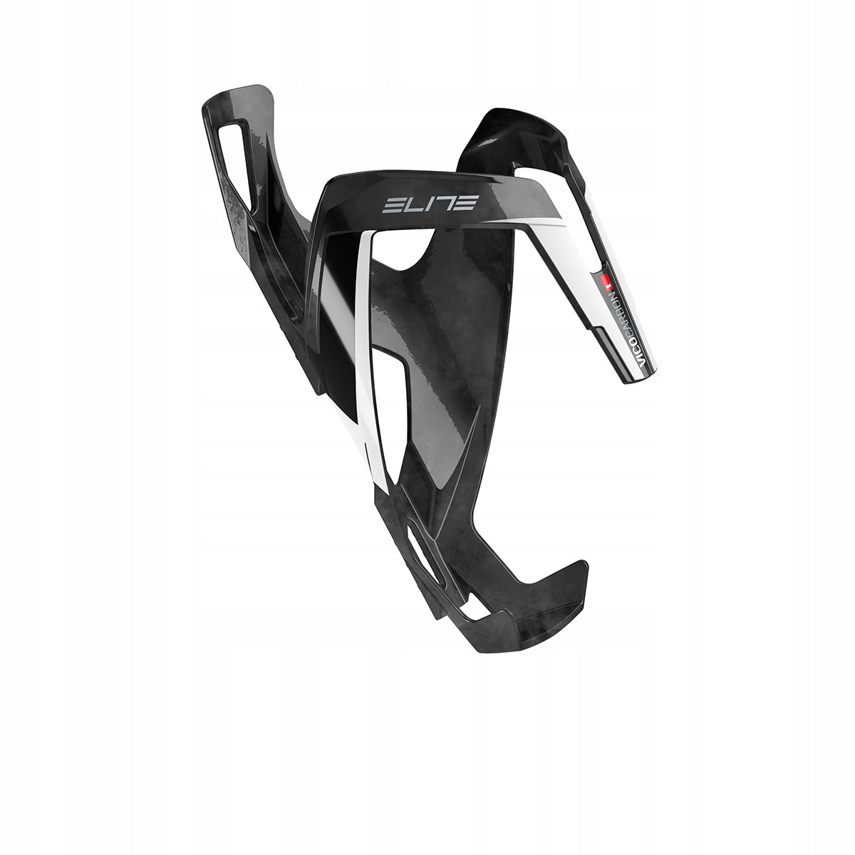 Gertuvės laikiklis Elite Vico Carbon Glossy, baltas