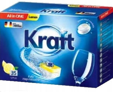 Kraft All in One Dishwasher Tablets - Lemon Scent, 35 Count