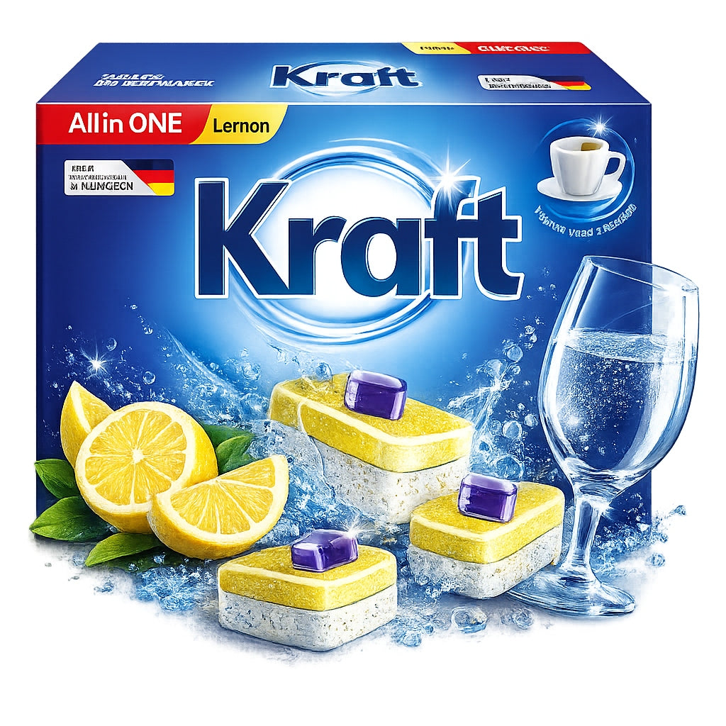 Kraft All in One Lemon Dishwasher Tablets x38