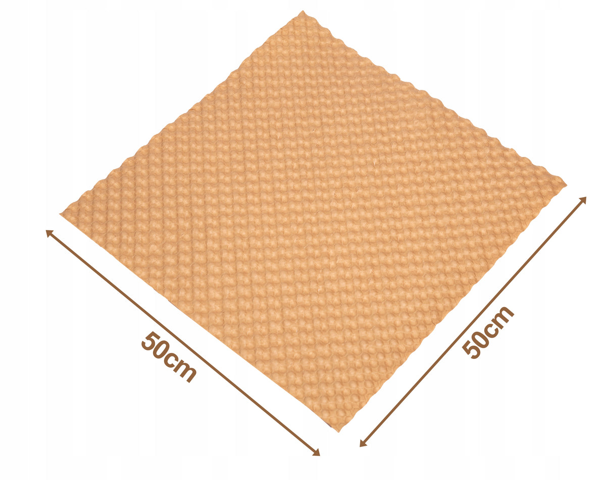 Kraft bubble paper in sheets width 50 x 50 cm 200 pcs NETEKO Packaging status original