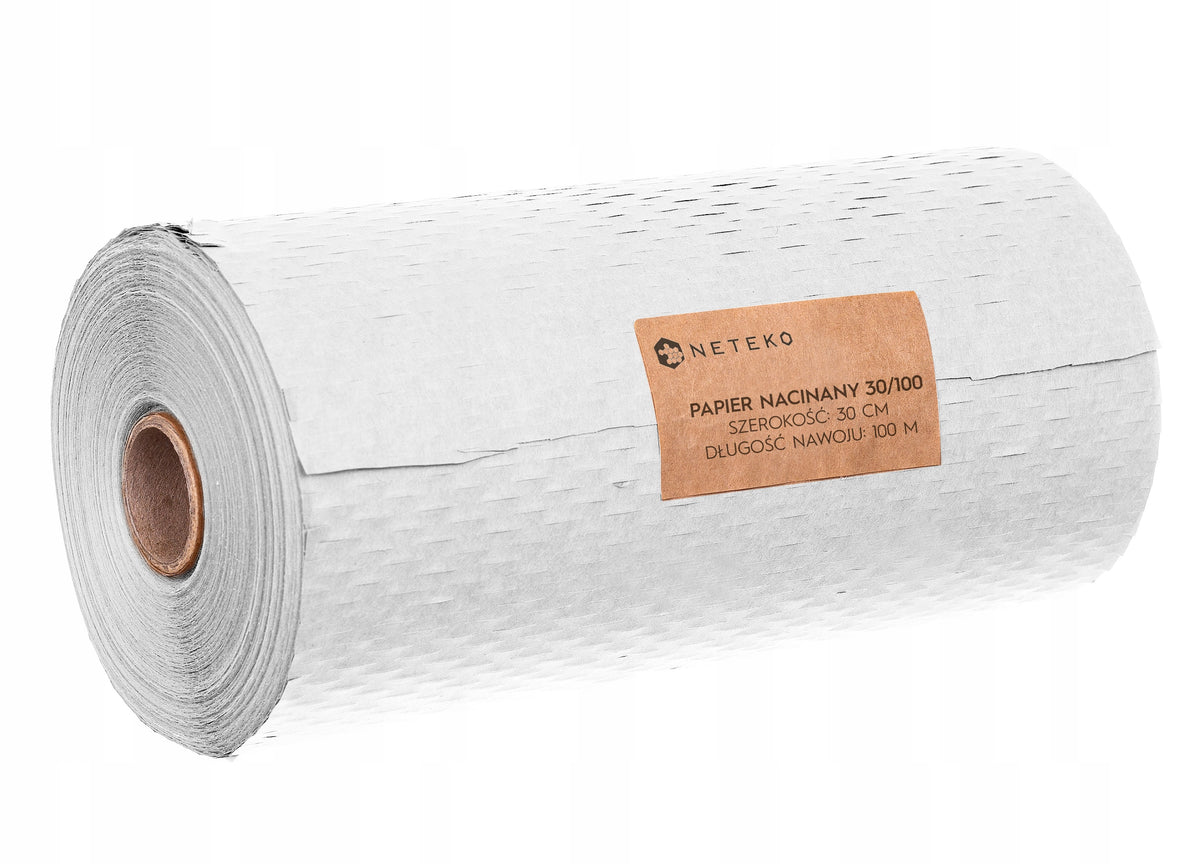 Kraft paper protection instead of bubble wrap 30 cm white 100 mb NETEKO