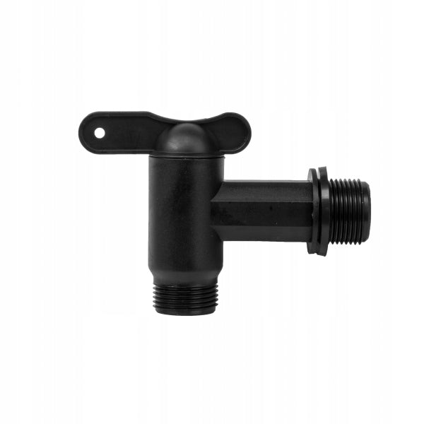 PP-Wasserhahn mit 3/4" mit Außengewinde 