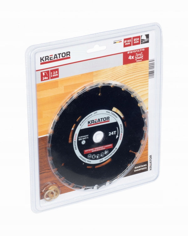 Kreator KRT020307 - Pilový kotouč pro ponorné pily 185mm, 24T Brand Kreator