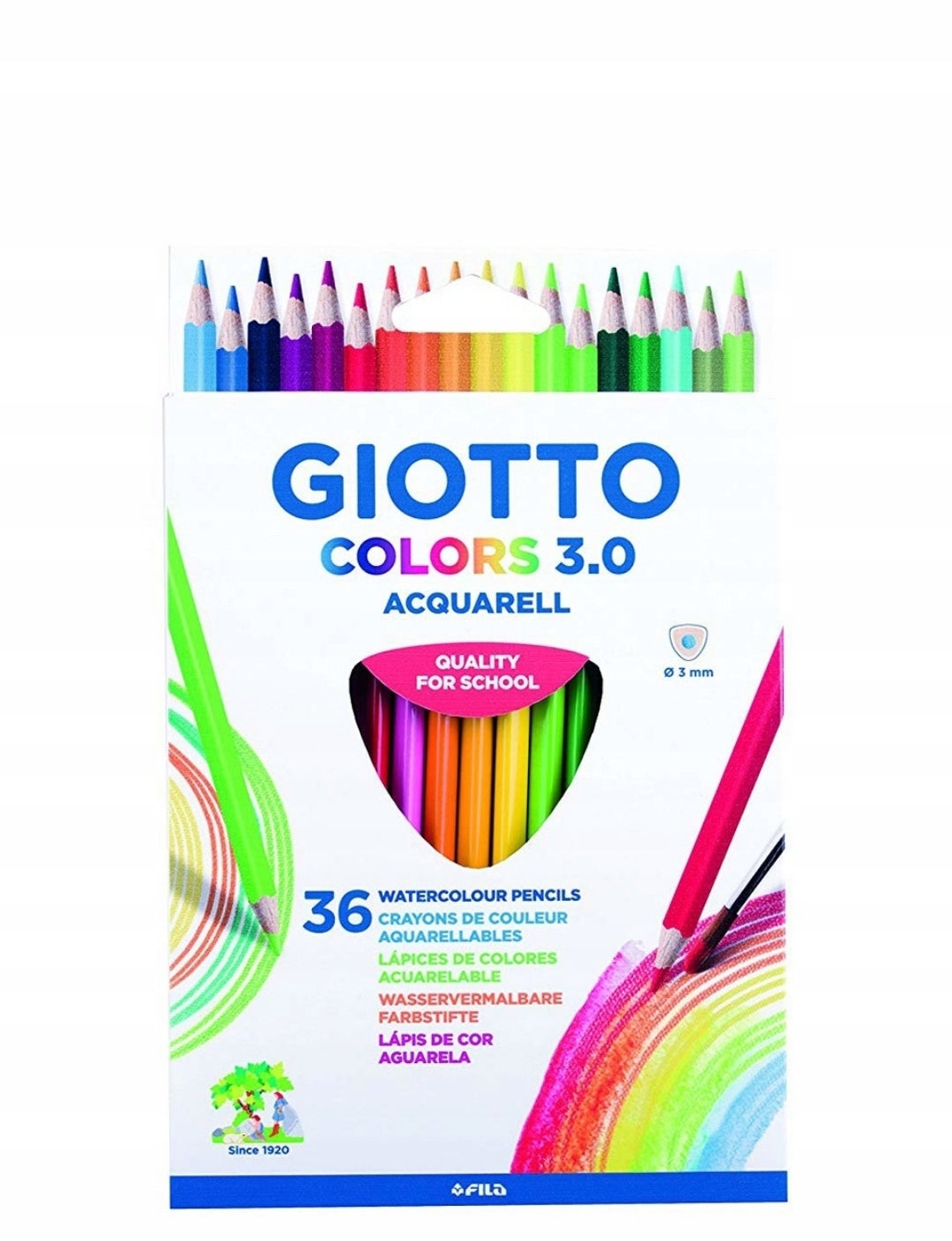 Aquarellstifte GIOTTO COLORS 3.0 36sp F277300 FILA 