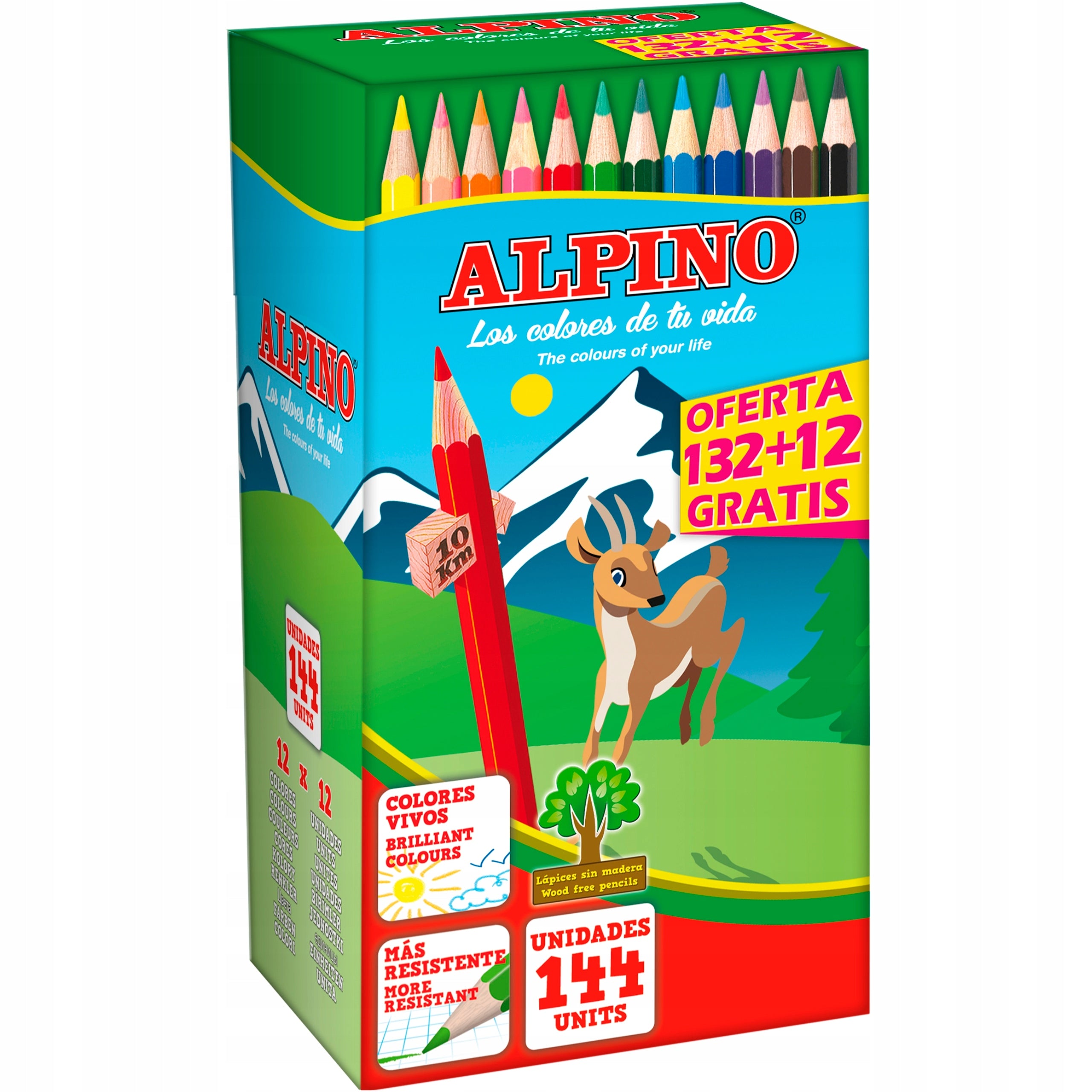 Buntstifte Alpino Festival, 144 Stk 