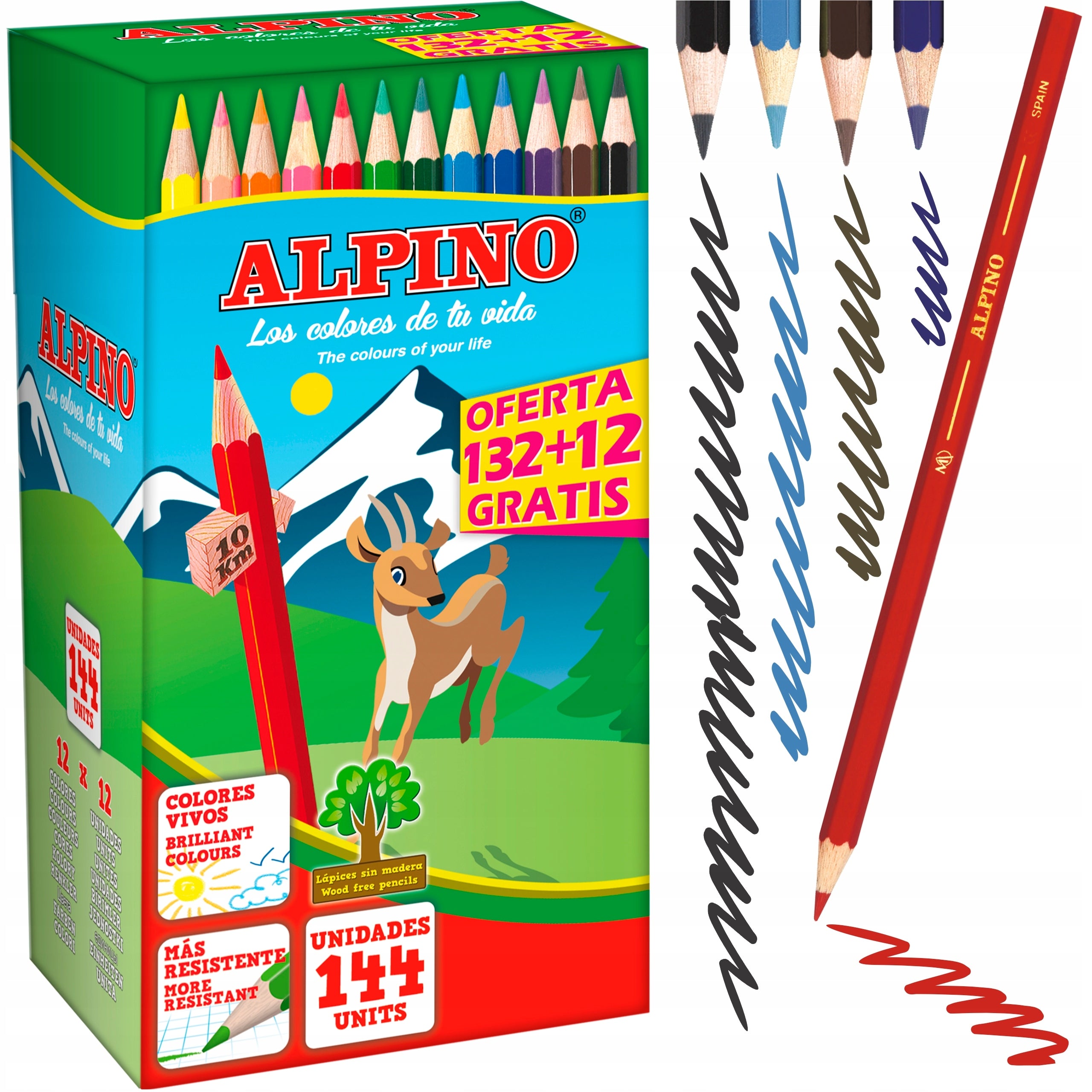 Buntstifte Alpino Festival, 144 Stk 