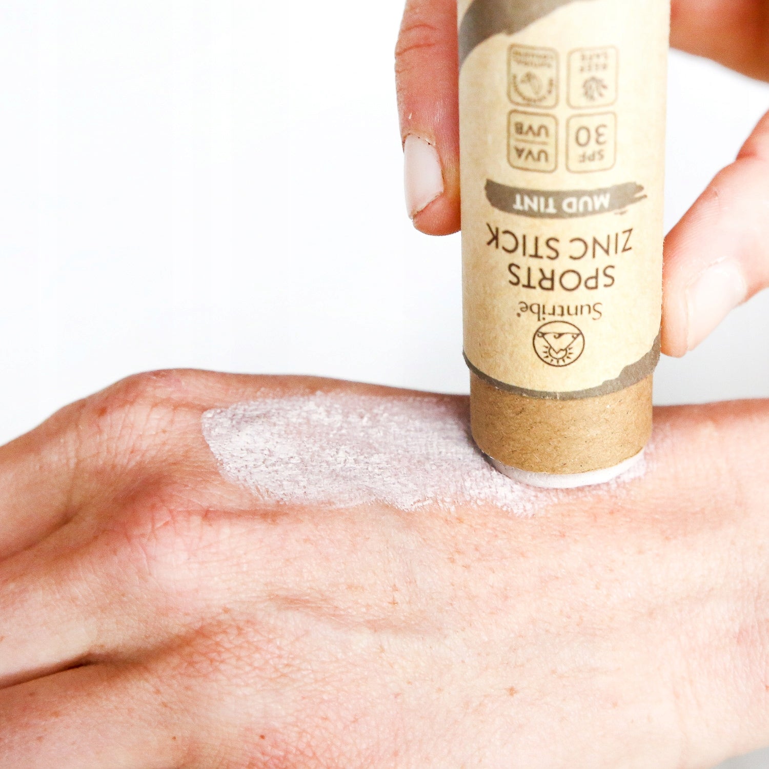 Suntribe All Natural Zinc Sun Stick SPF 30 Schlammtönung, 30 g 