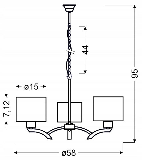 Candellux šviestuvas Draga