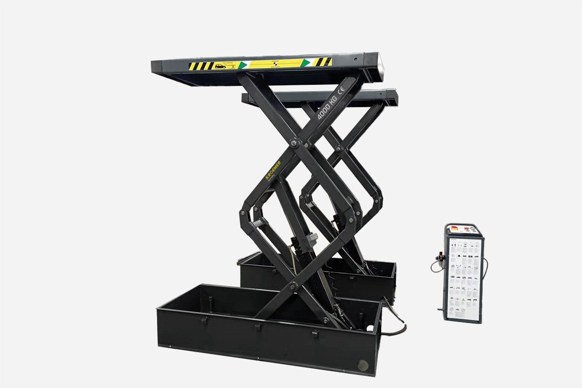 Kroemer Galvanized Floor Scissor Lift XX64 4 T unos 1,9m 230V Manufacturer code XX64