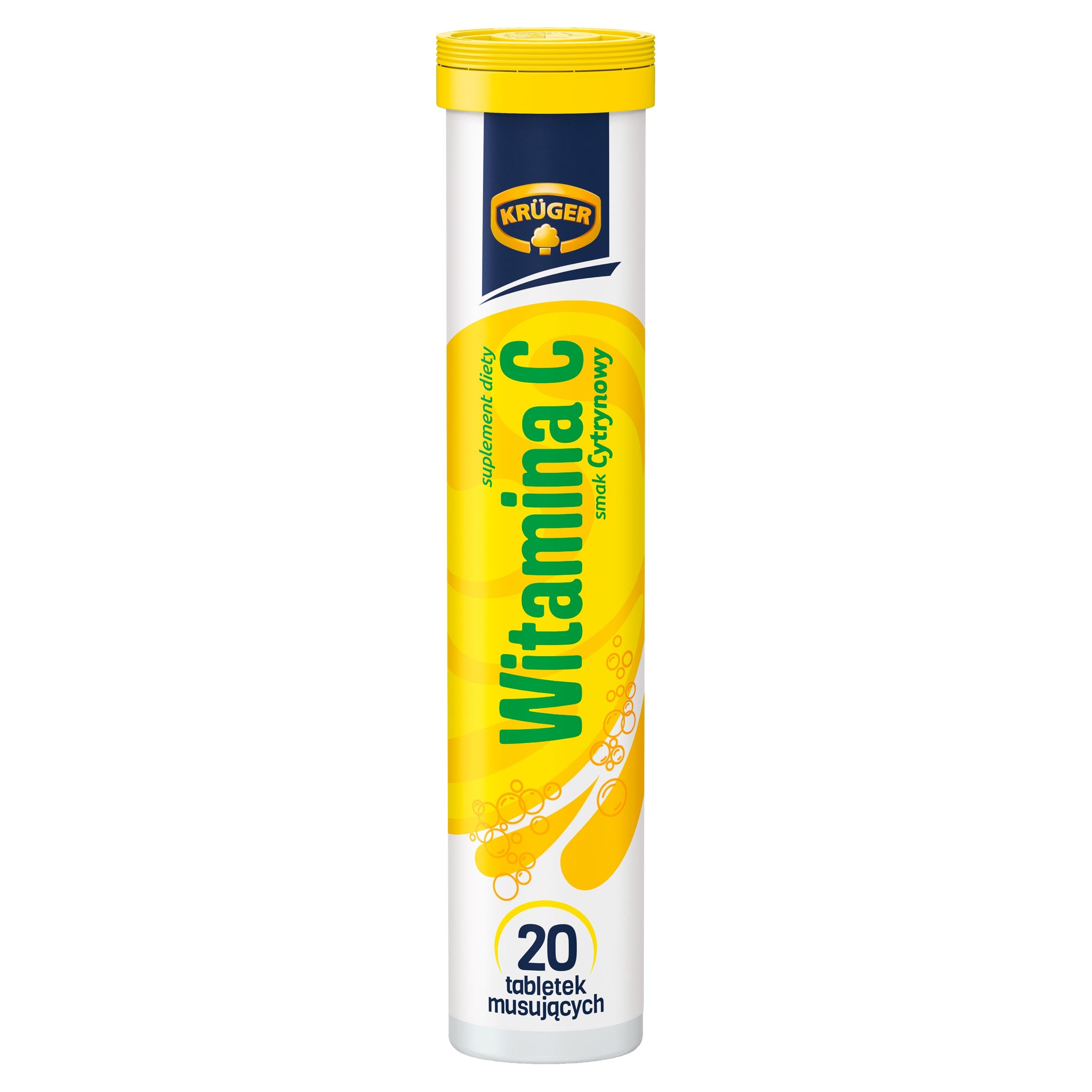 Krüger Dietary supplement vitamin C lemon flavor 84 g (20 pieces)