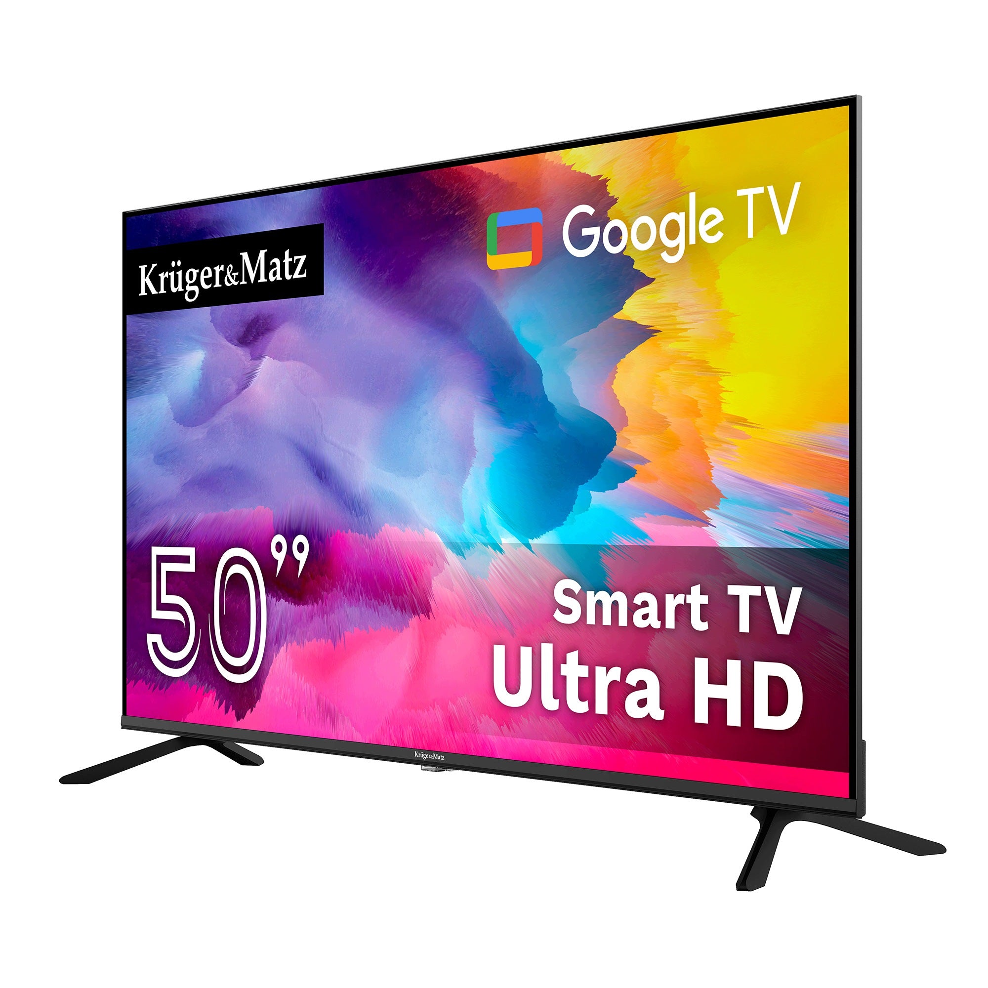 Kruger&Matz 50" UHD Google TV 5.0 DVB-T2/T/C H.265 HEVC Packaging status original