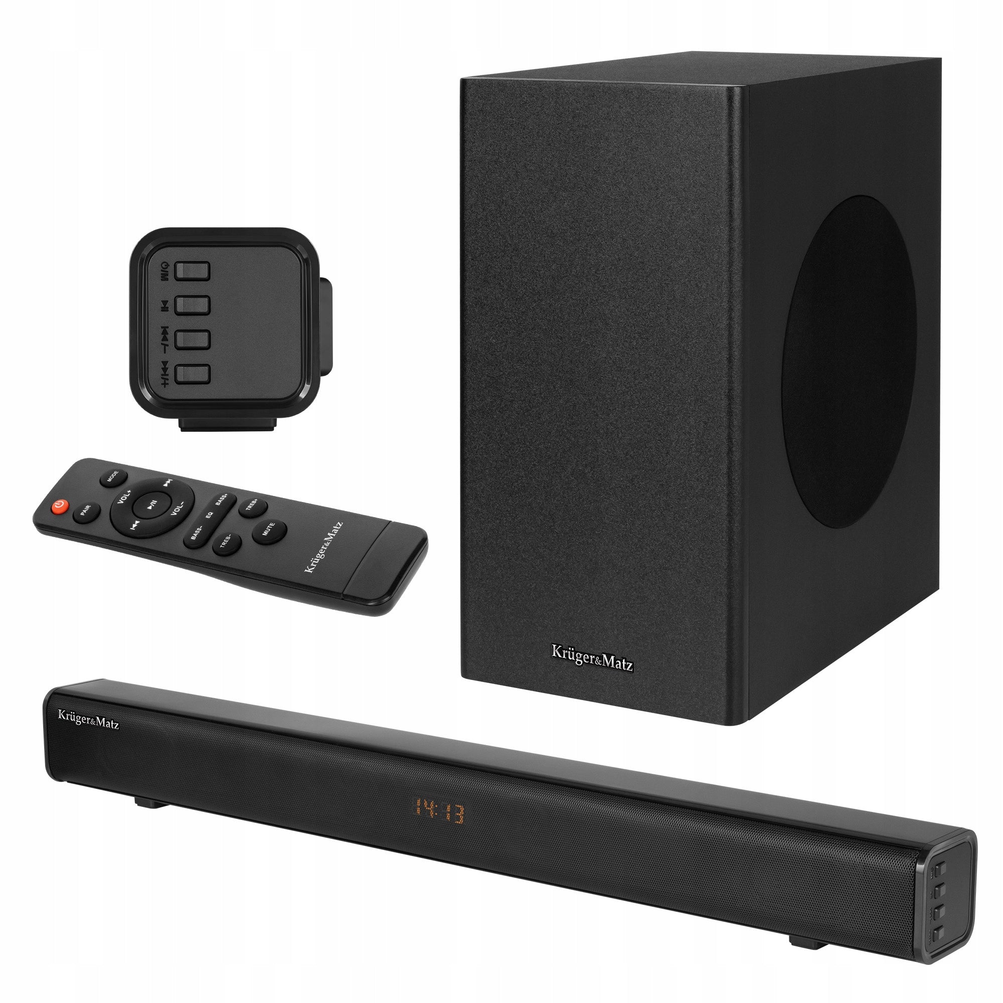 Kruger&Matz Universe 2.1 Soundbar HDMI (ARC) USB AUX-in Bluetooth 5.0