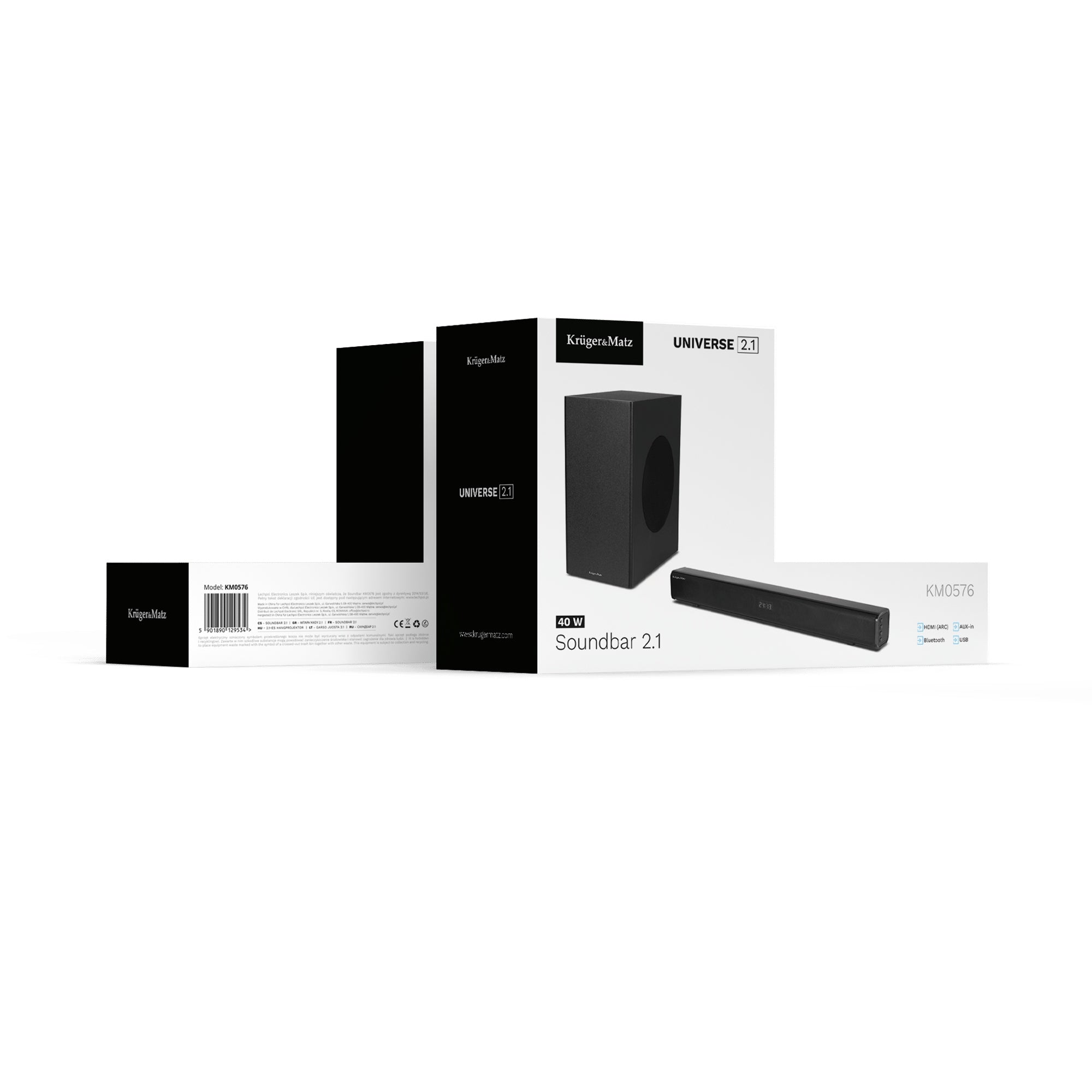 Kruger&Matz Universe 2.1 soundbar KM0576 Brand Kruger&Matz