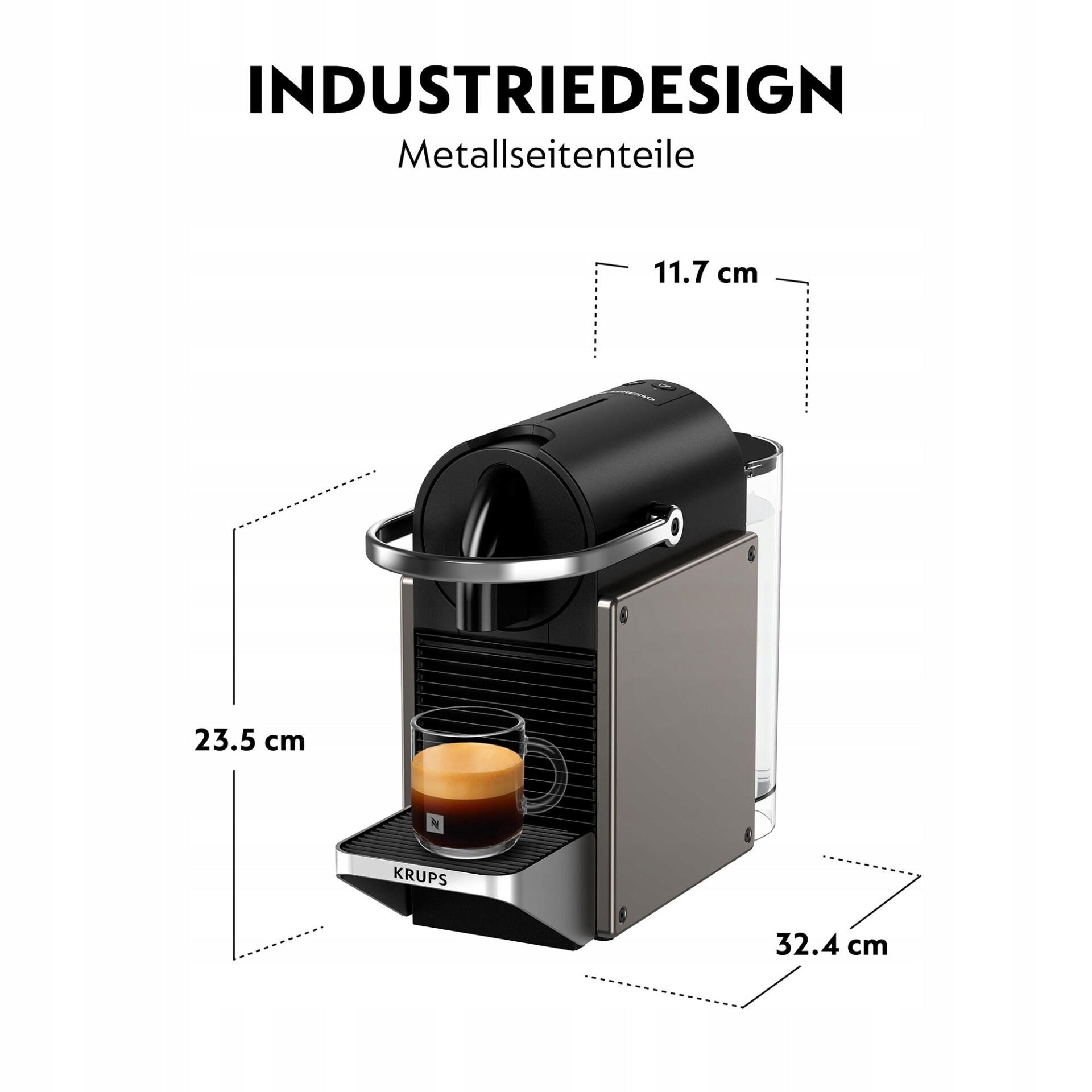 Krups XN 306 T Nespresso Pixie titan Model XN 306 T