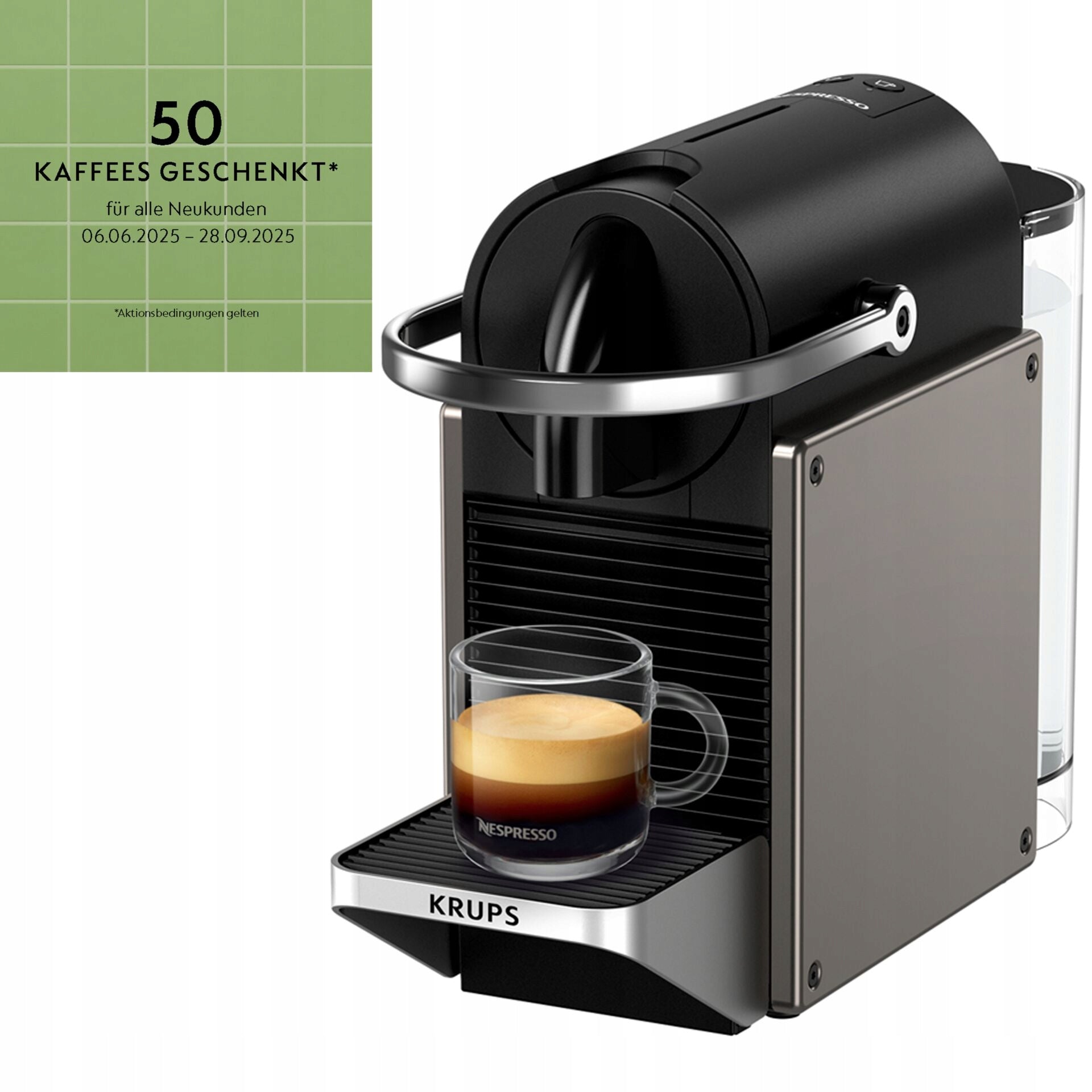 Krups XN 306 T Nespresso Pixie titan