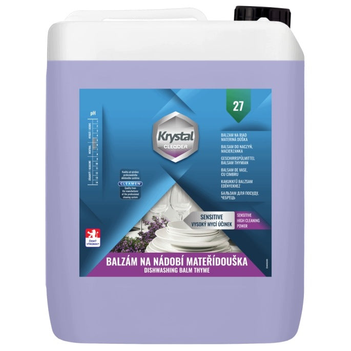 Krystal dishwashing lotion with thyme 5L