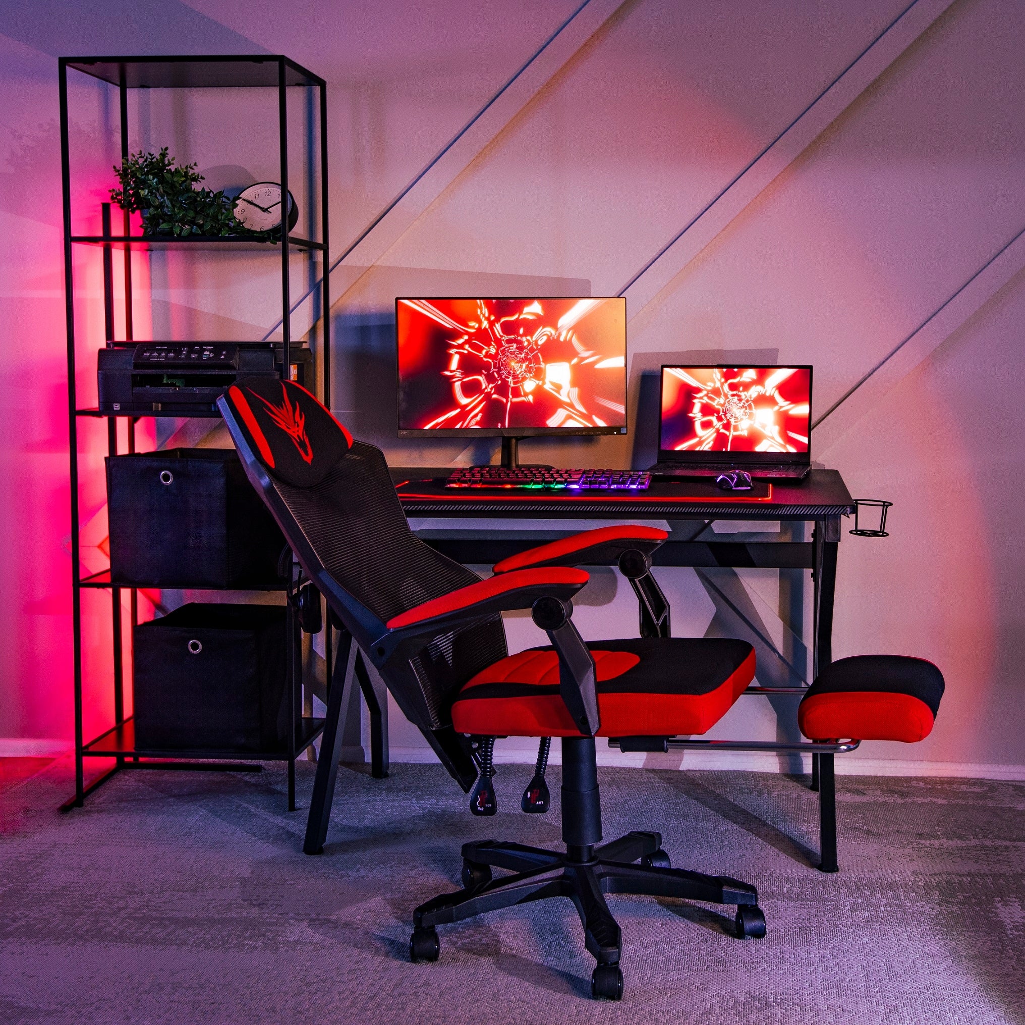 Gaming-Stuhl Mebel Elite Bing, rot 