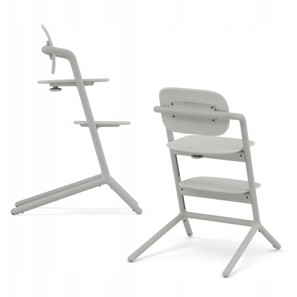 Cybex Multifunktionshochstuhl Lemo 3in1 Set, Wildledergrau/Mittelgrau 