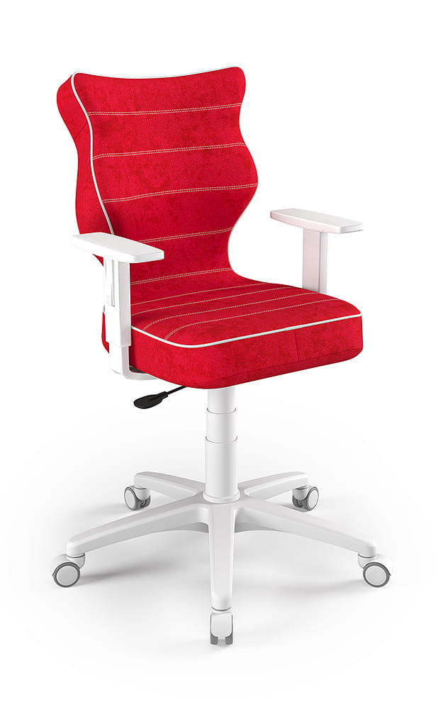 Bürostuhl Entelo Good Chair Duo VS09 6, weiß/rot 