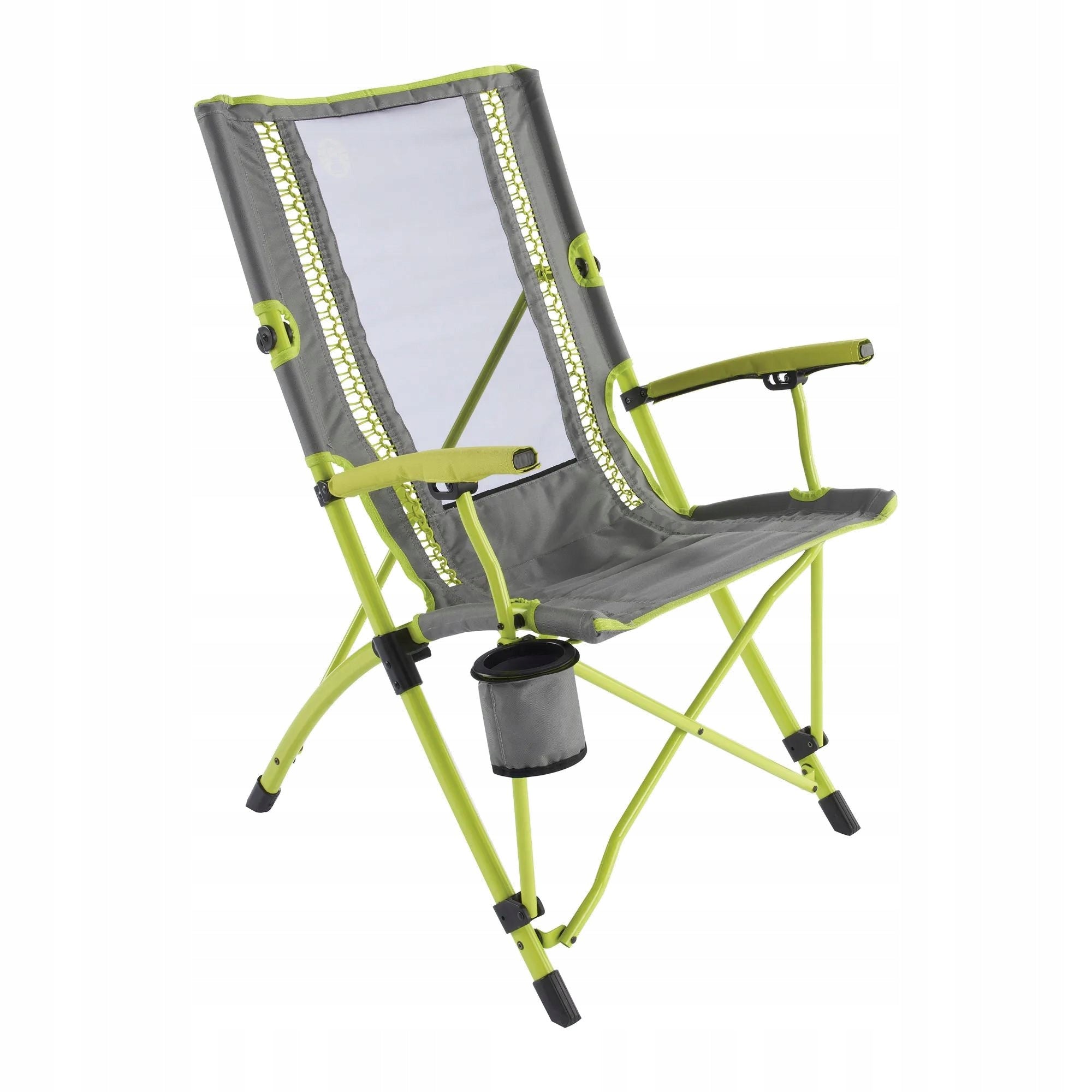 Touristenstuhl Coleman Bungee, 66x70x91 cm, grau/grün 