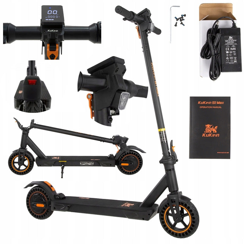 KuKirin S1 Max Folding Electric Scooter 350W 20KM/H 36v 10.4Ah 40km