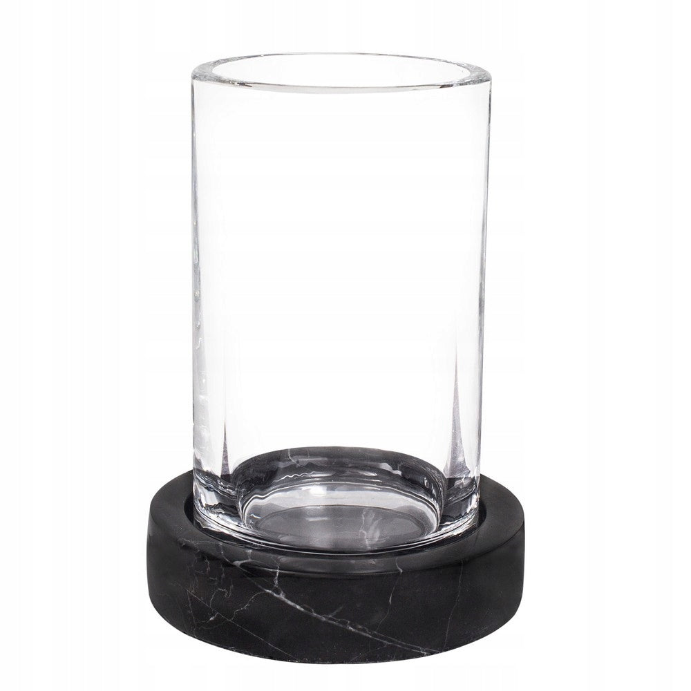 Glas mit Untersetzer Q-Bath Pure Natural 